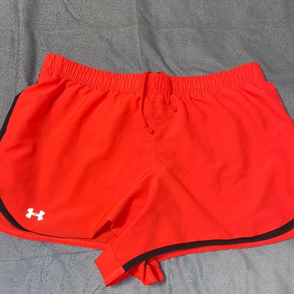 Bright pink under armour women’s shorts